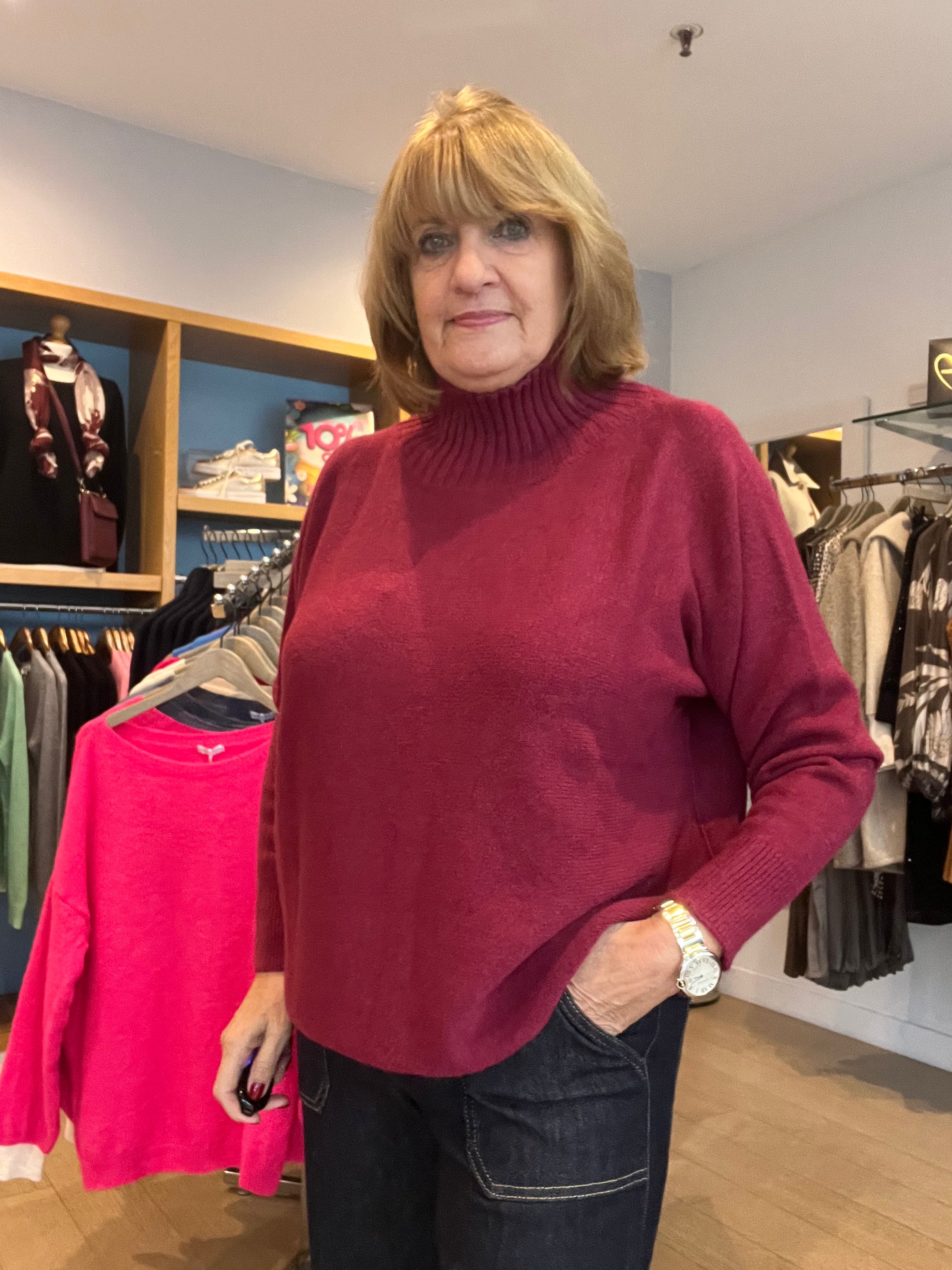 Alpini Bestselling Mock Neck Knit