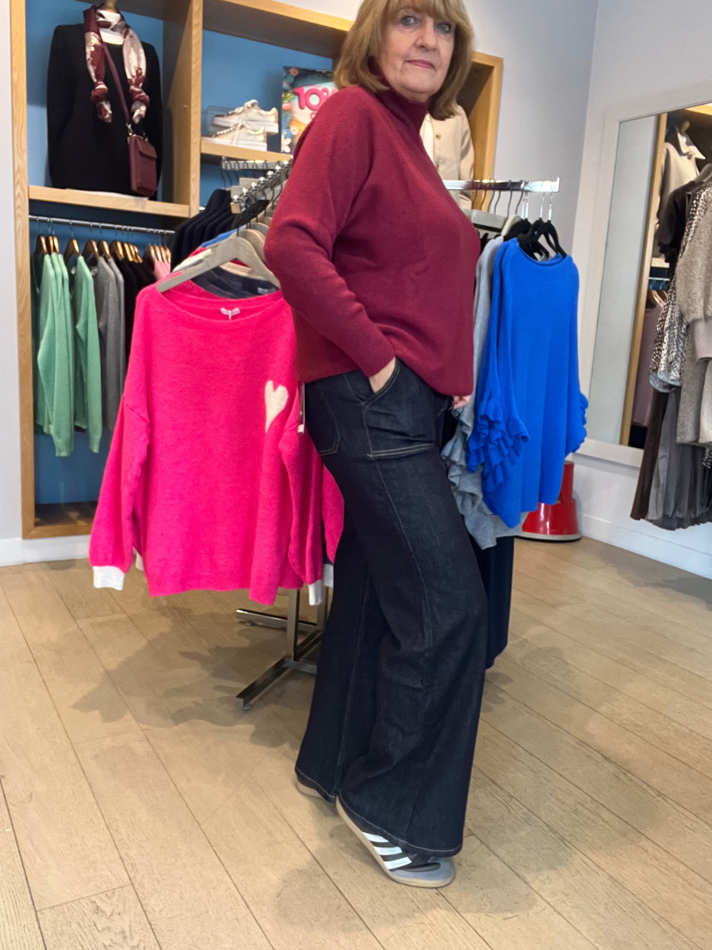New Toxic Indigo Wide Leg Jeans