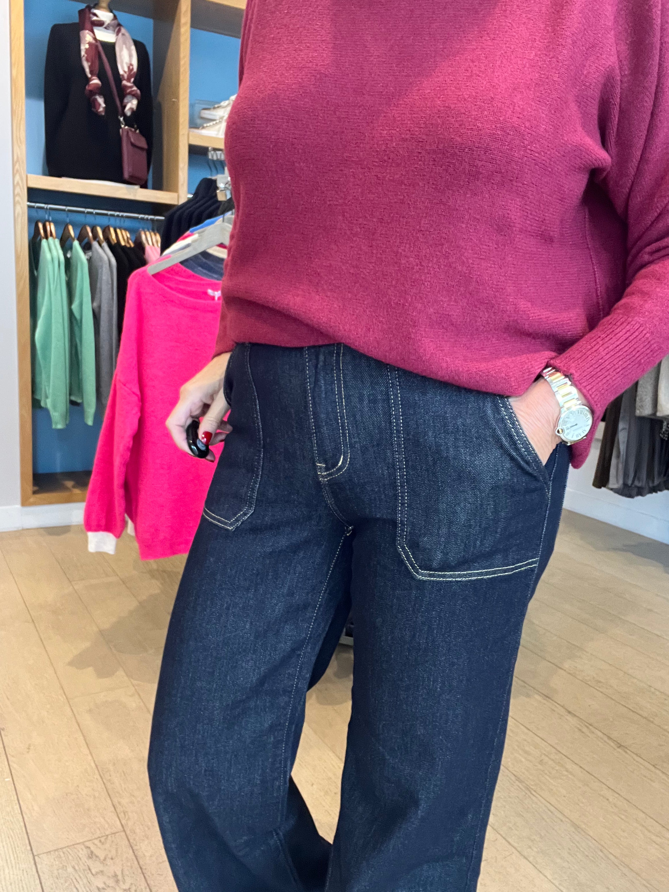 New Toxic Indigo Wide Leg Jeans