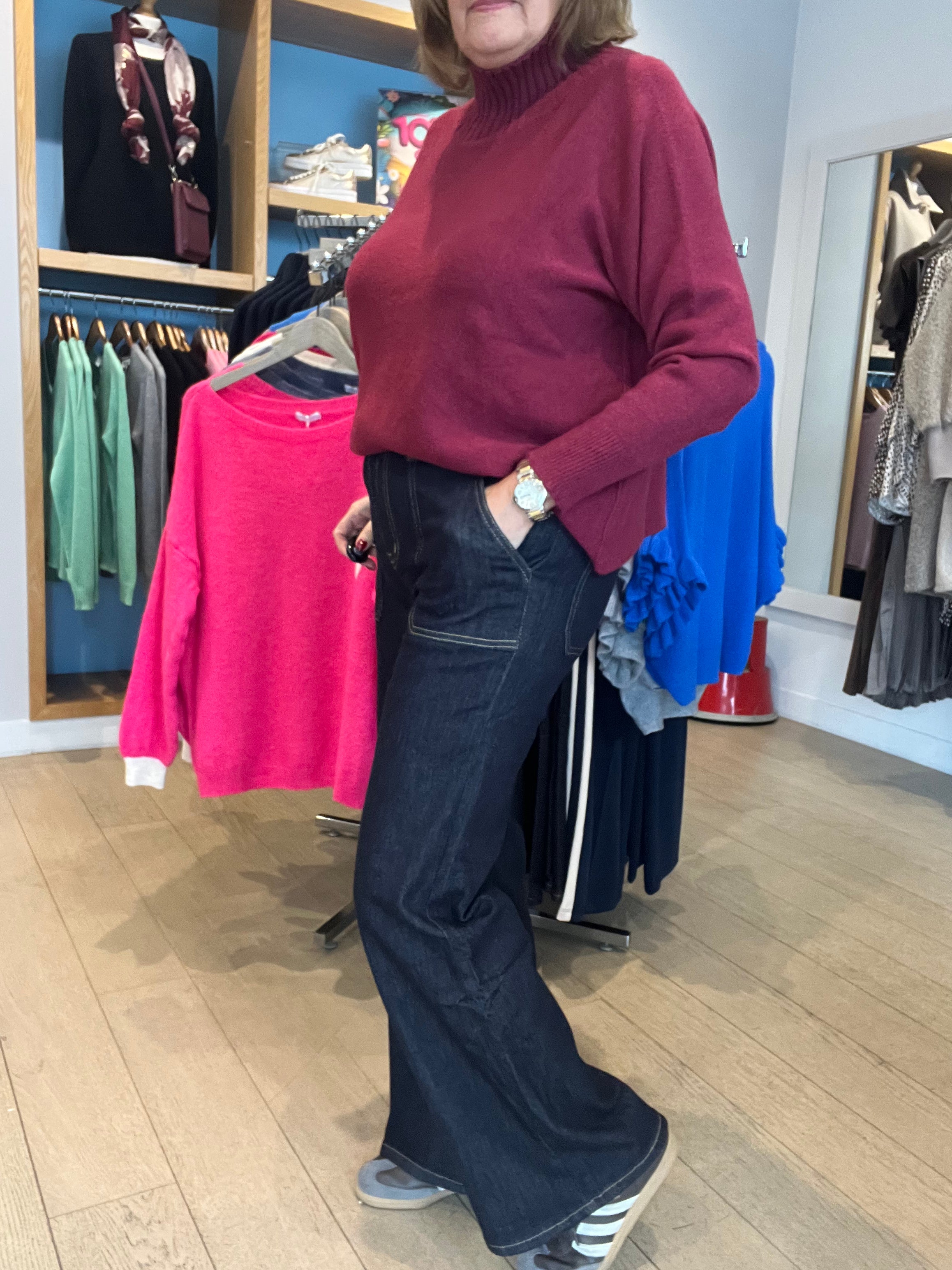 New Toxic Indigo Wide Leg Jeans