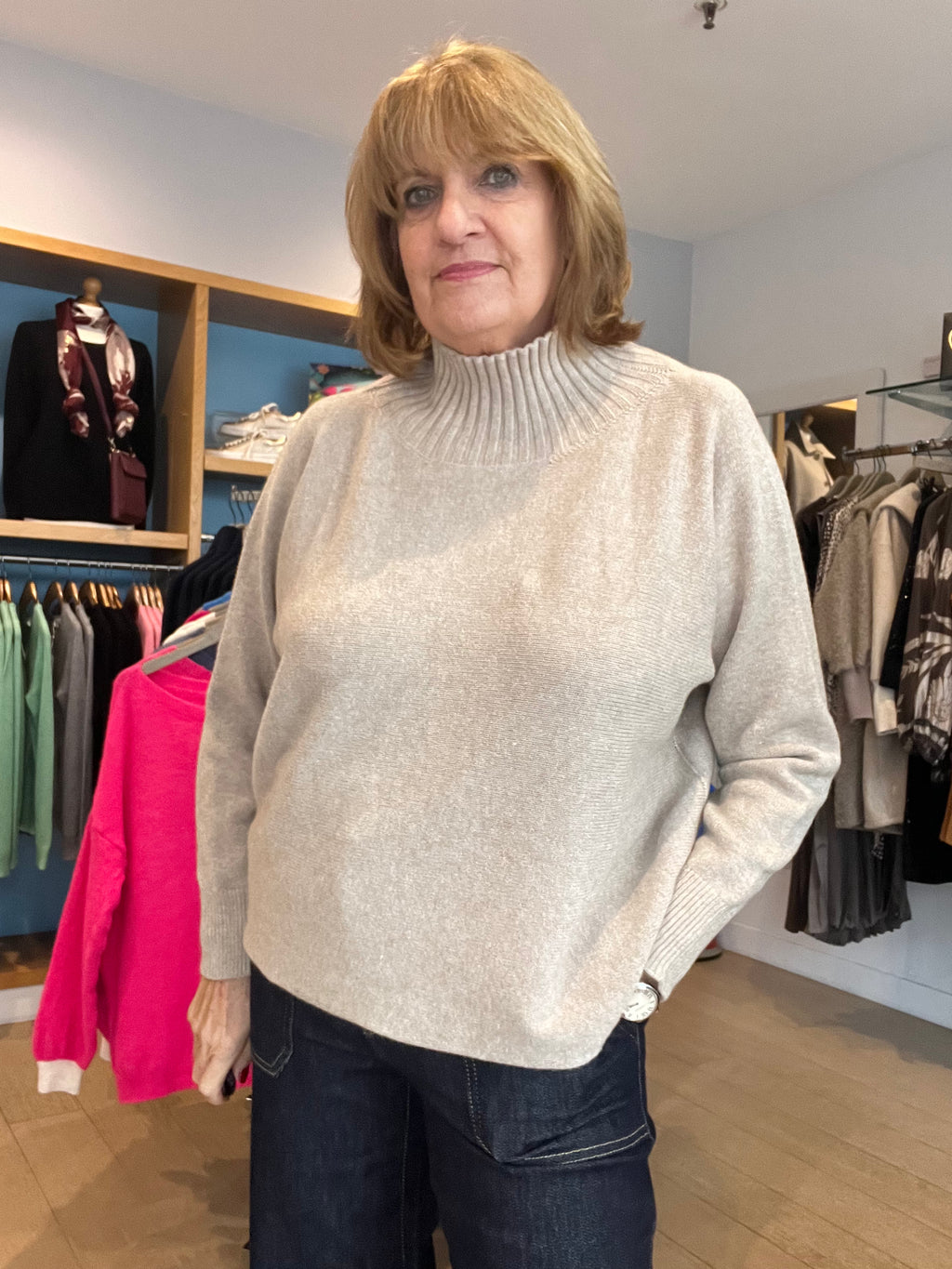 Alpini Bestselling Mock Neck Knit