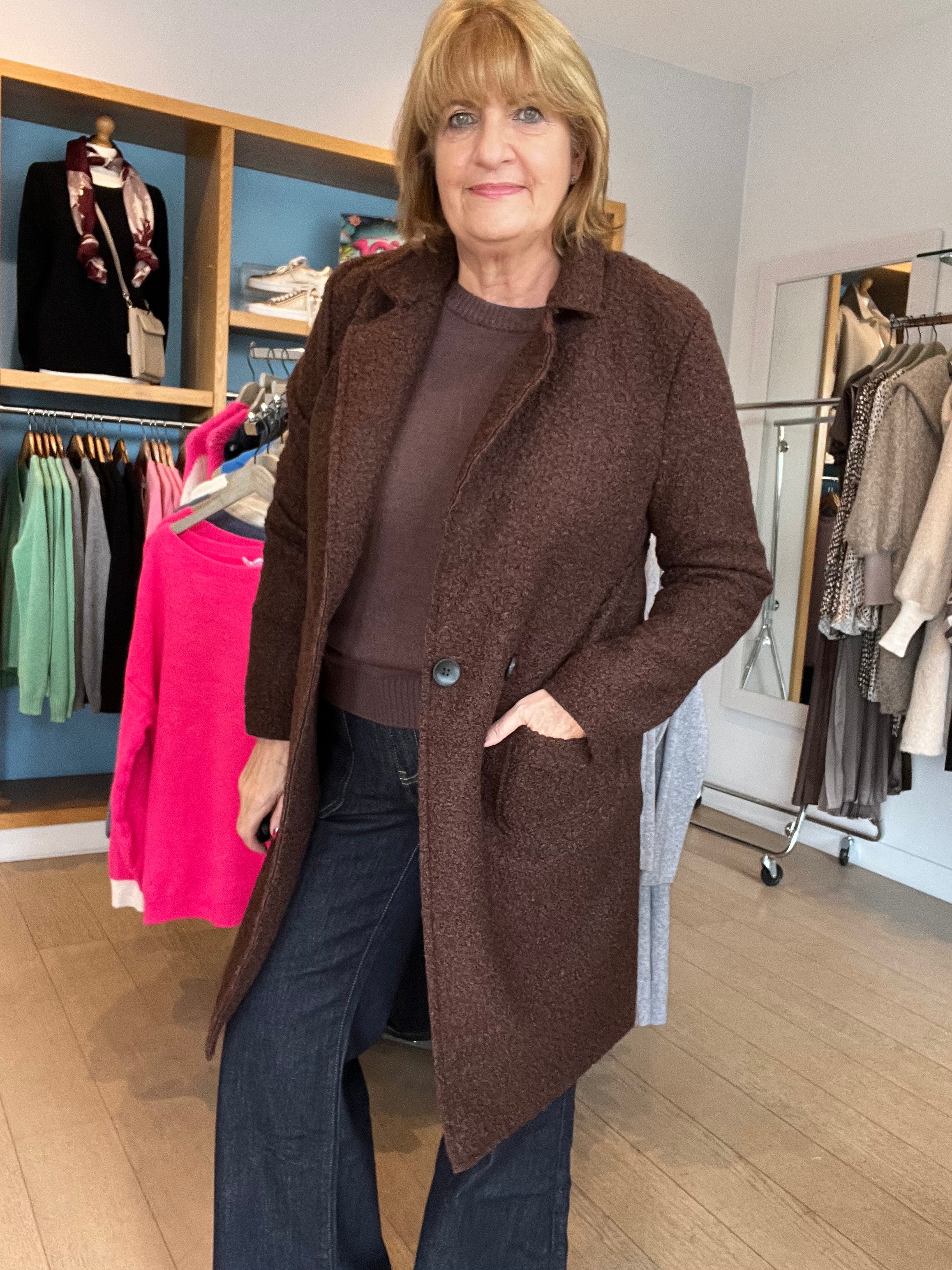 Boucle Easy Coatigan