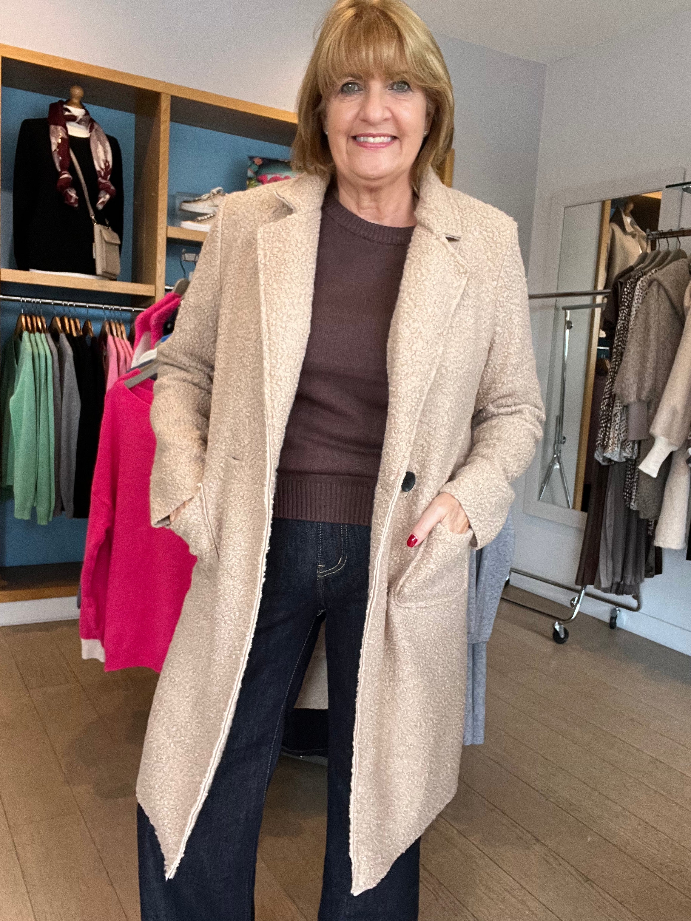 Boucle Easy Coatigan