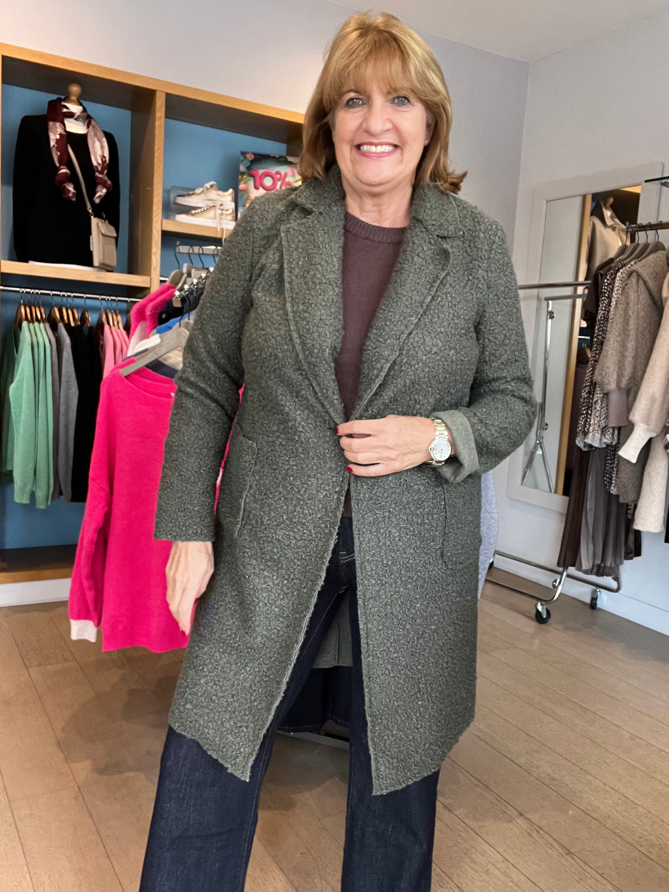 Boucle Easy Coatigan