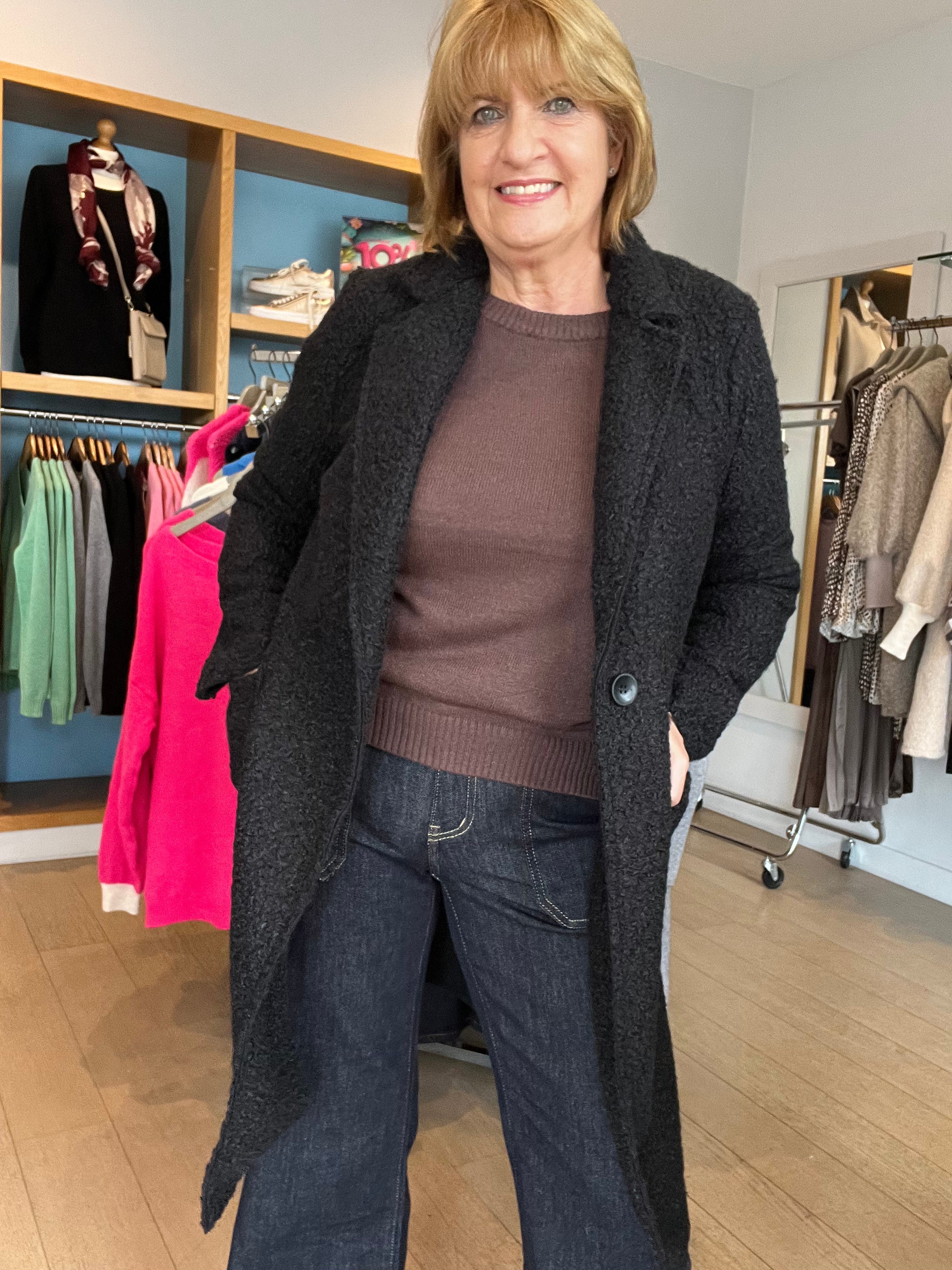 Boucle Easy Coatigan