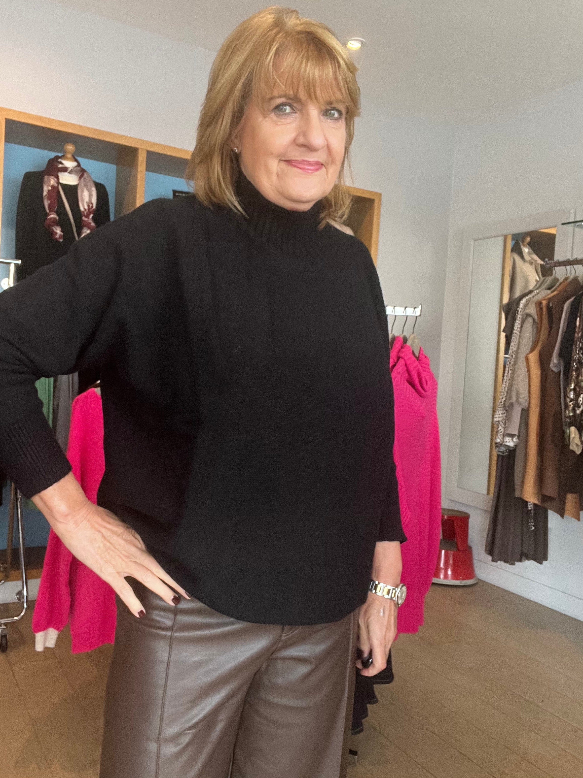 Alpini Bestselling Mock Neck Knit