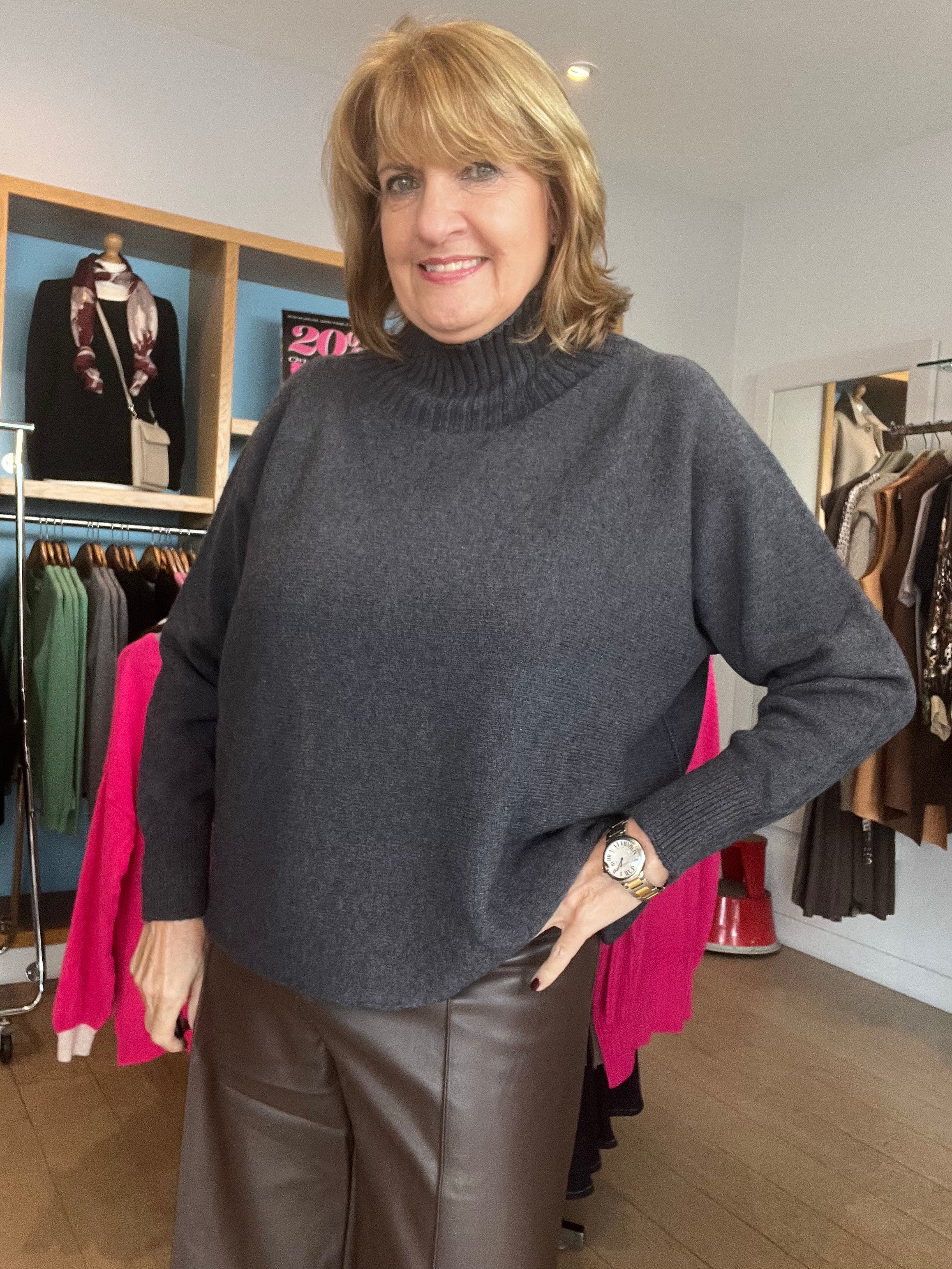 Alpini Bestselling Mock Neck Knit