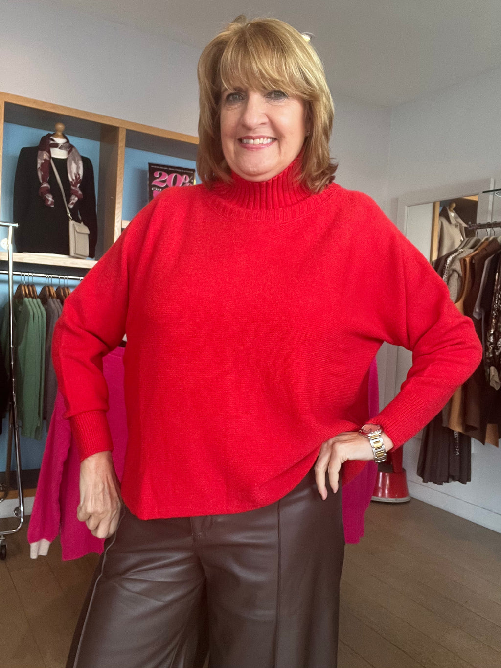 Alpini Bestselling Mock Neck Knit