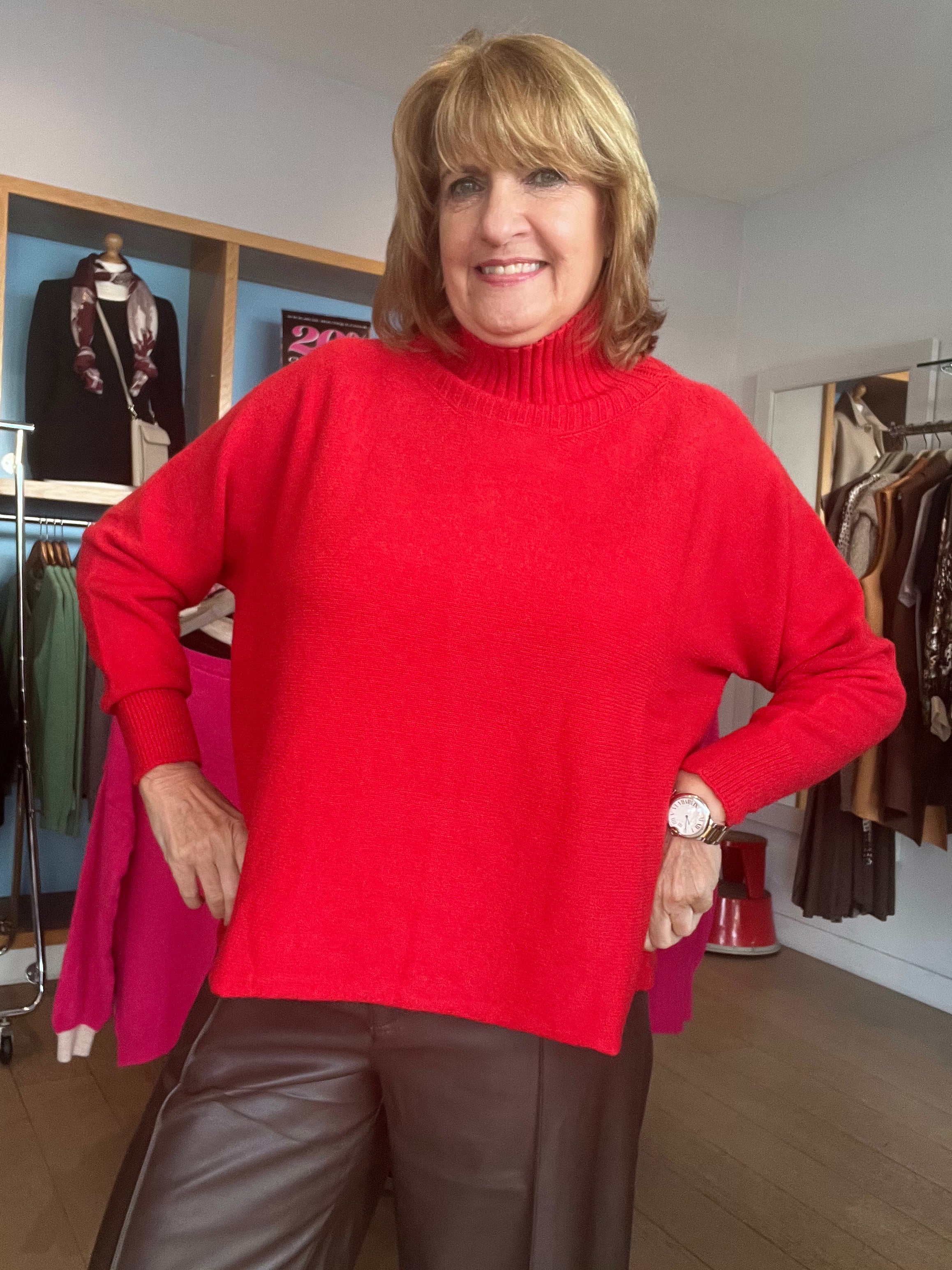 Alpini Bestselling Mock Neck Knit