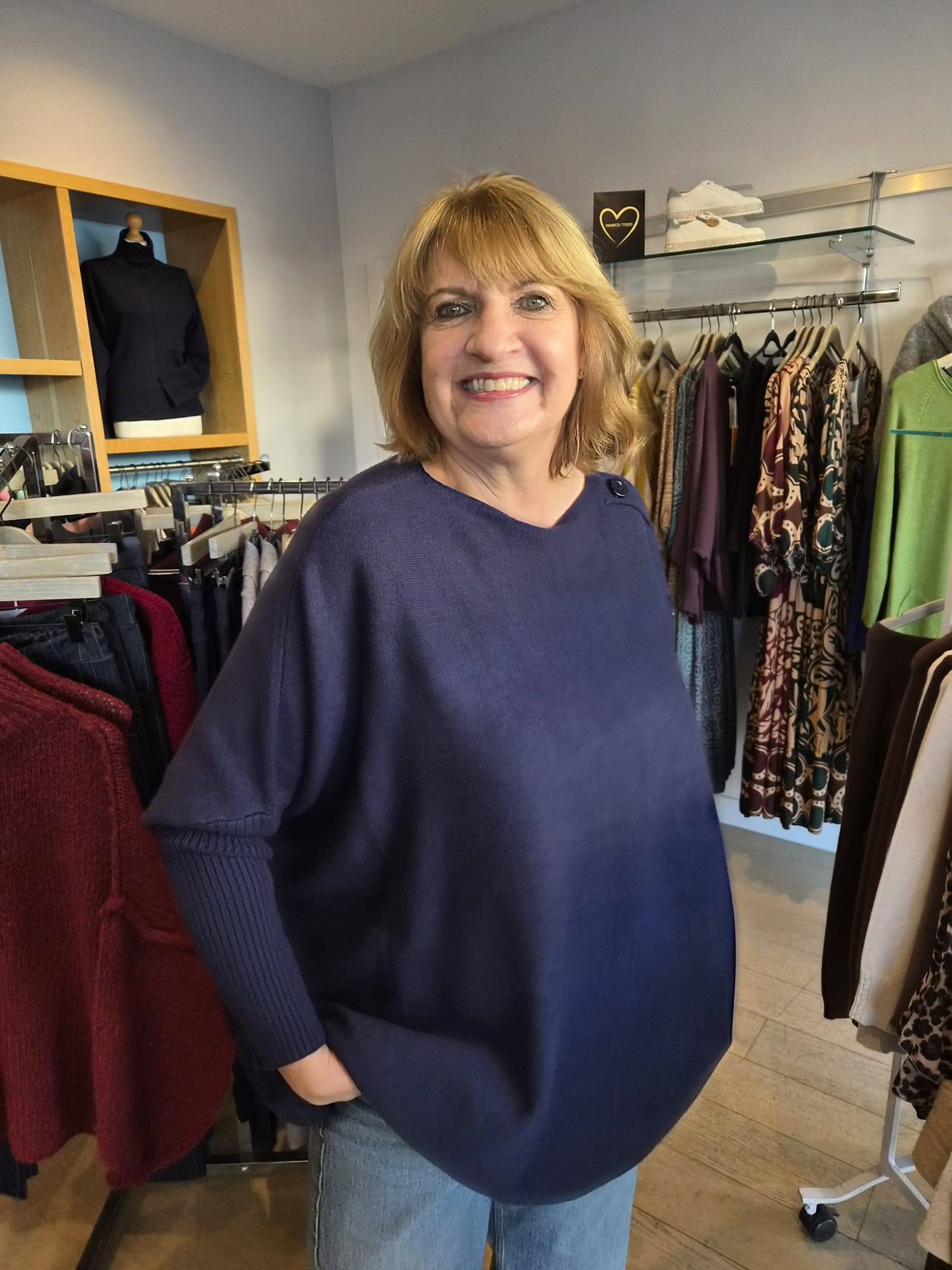 Lily Oversized Knit with Buttons