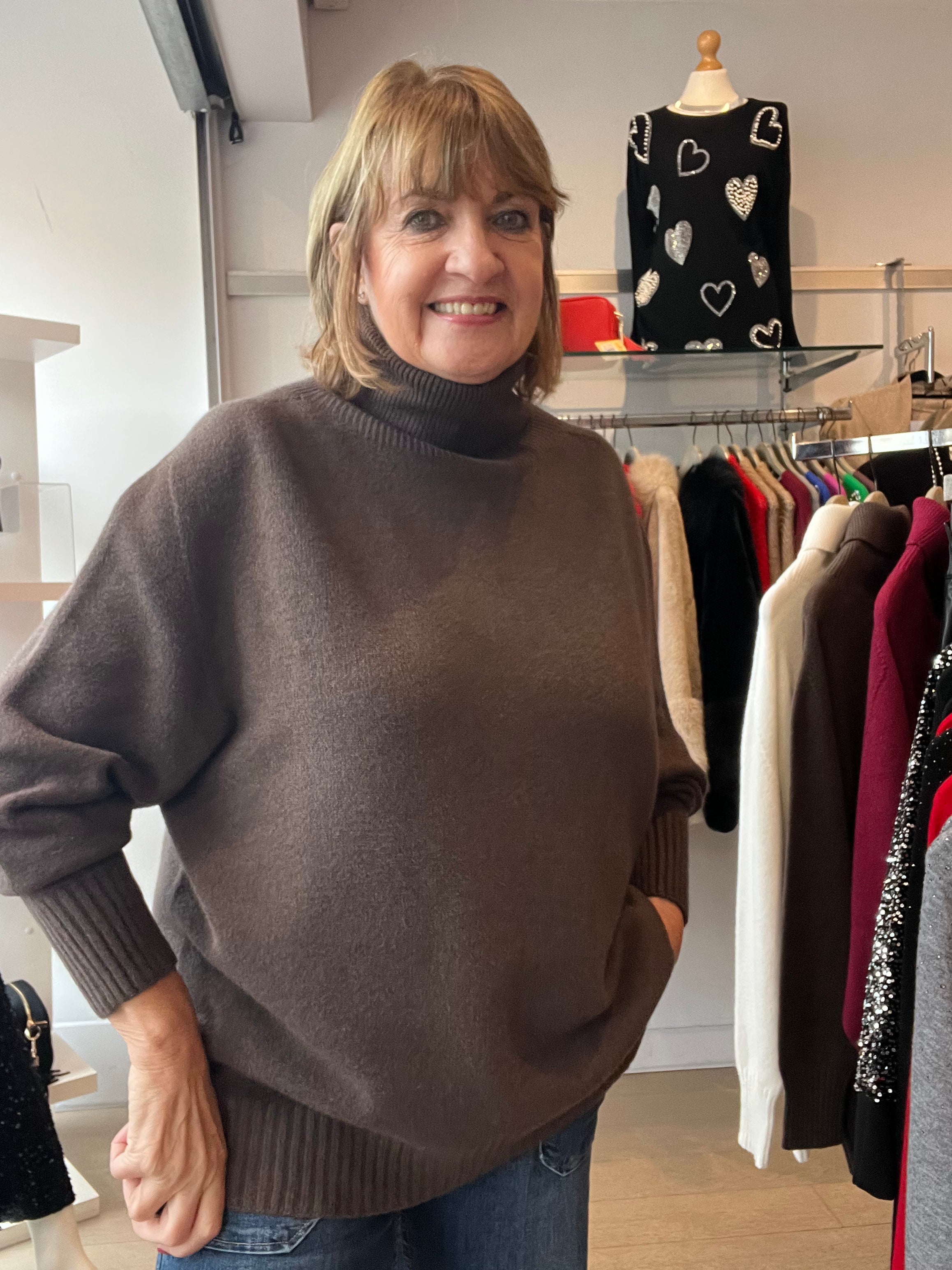 Alpini Alicia Roll Neck Cosy Knit