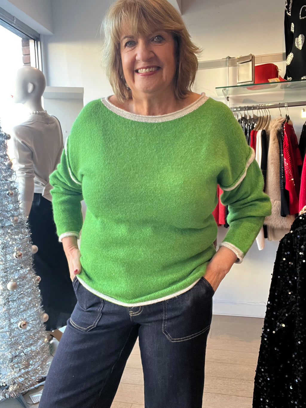 Cora Contrast Super soft Knit