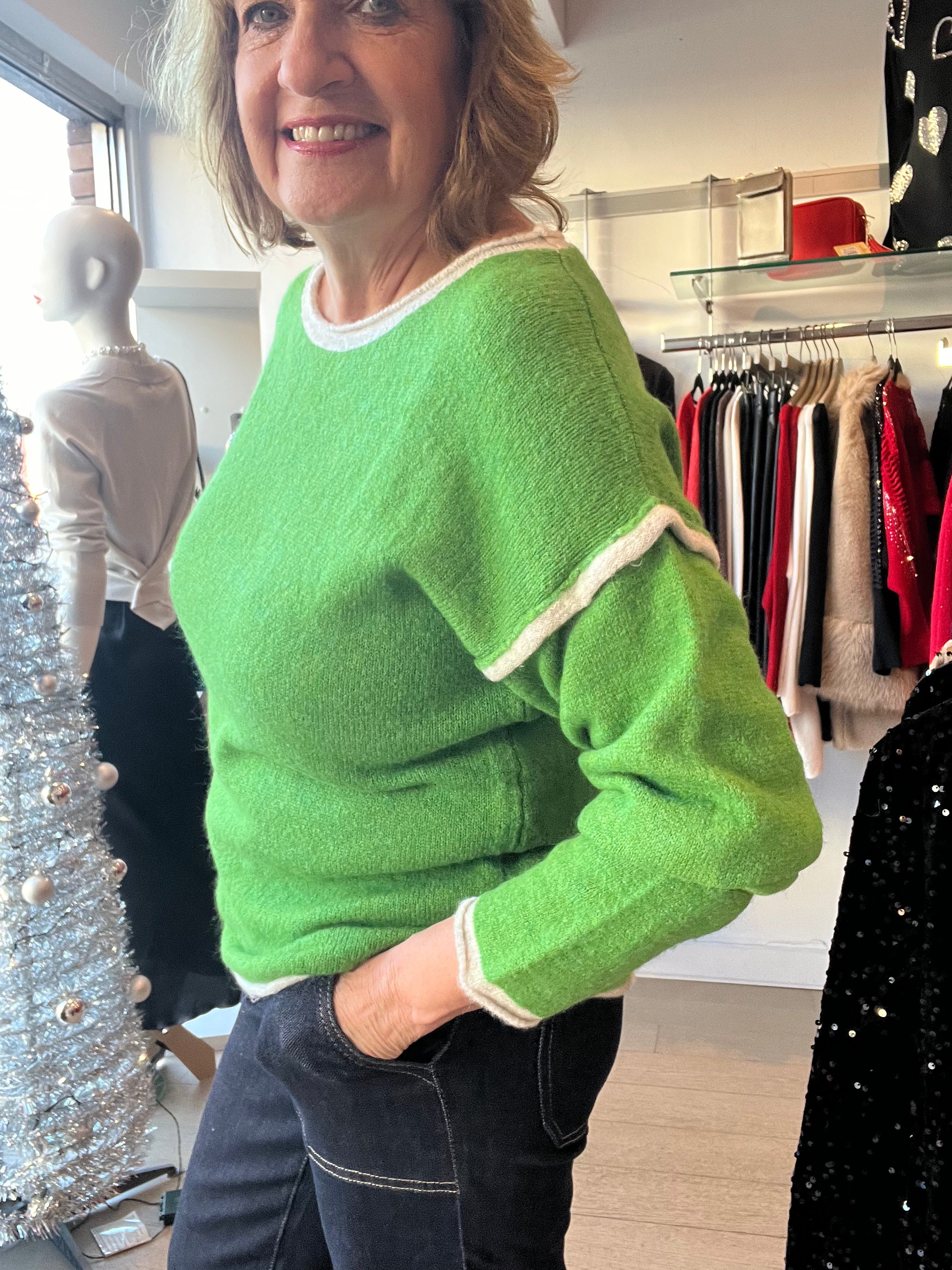 Cora Contrast Super soft Knit