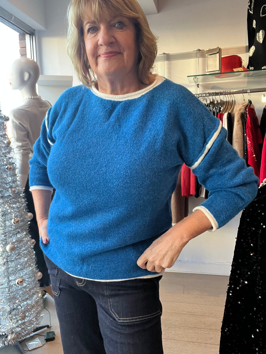 Cora Contrast Super soft Knit