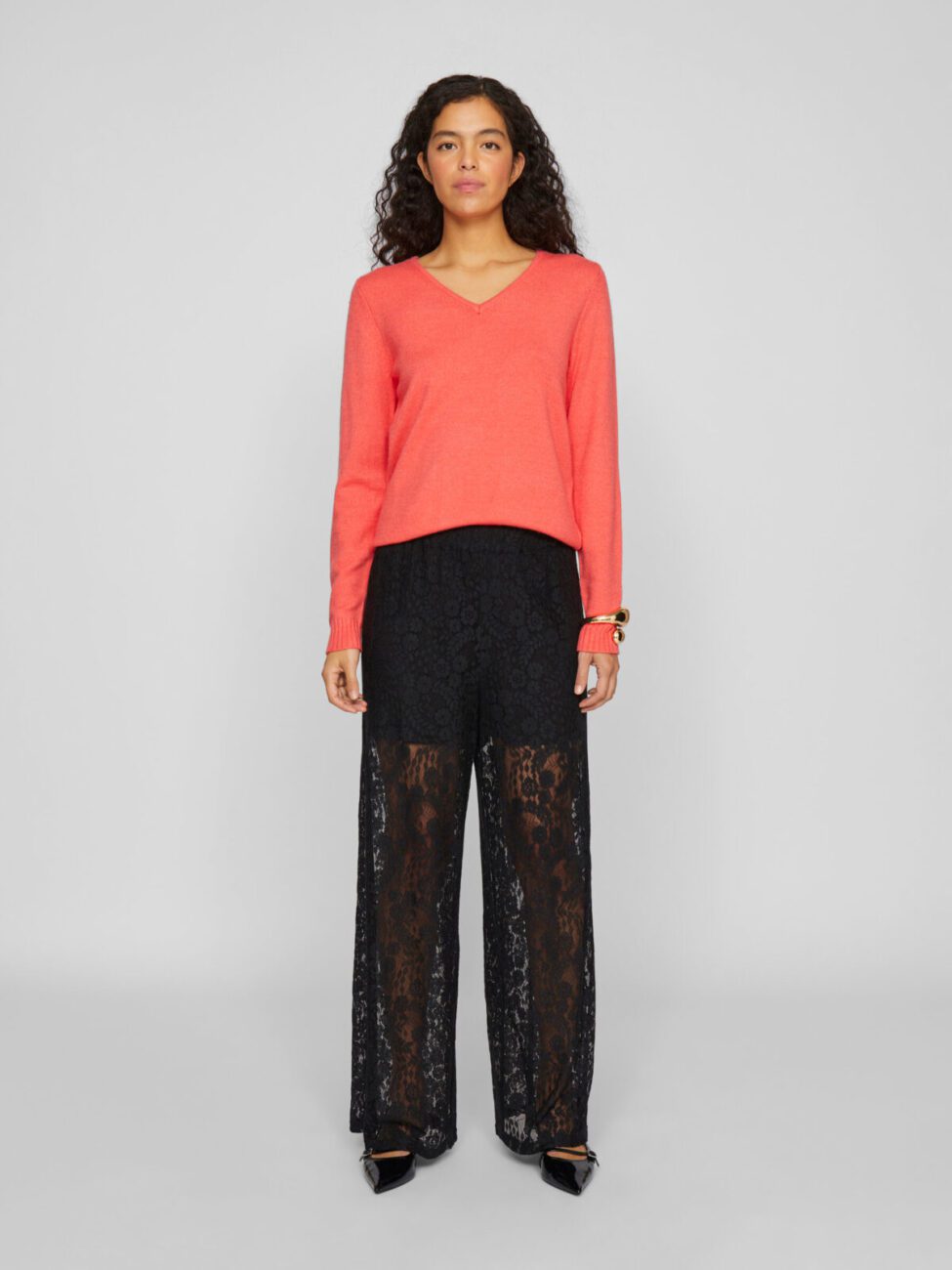 Vila Viril V-neck L/S Knit Top Bestseller image 43