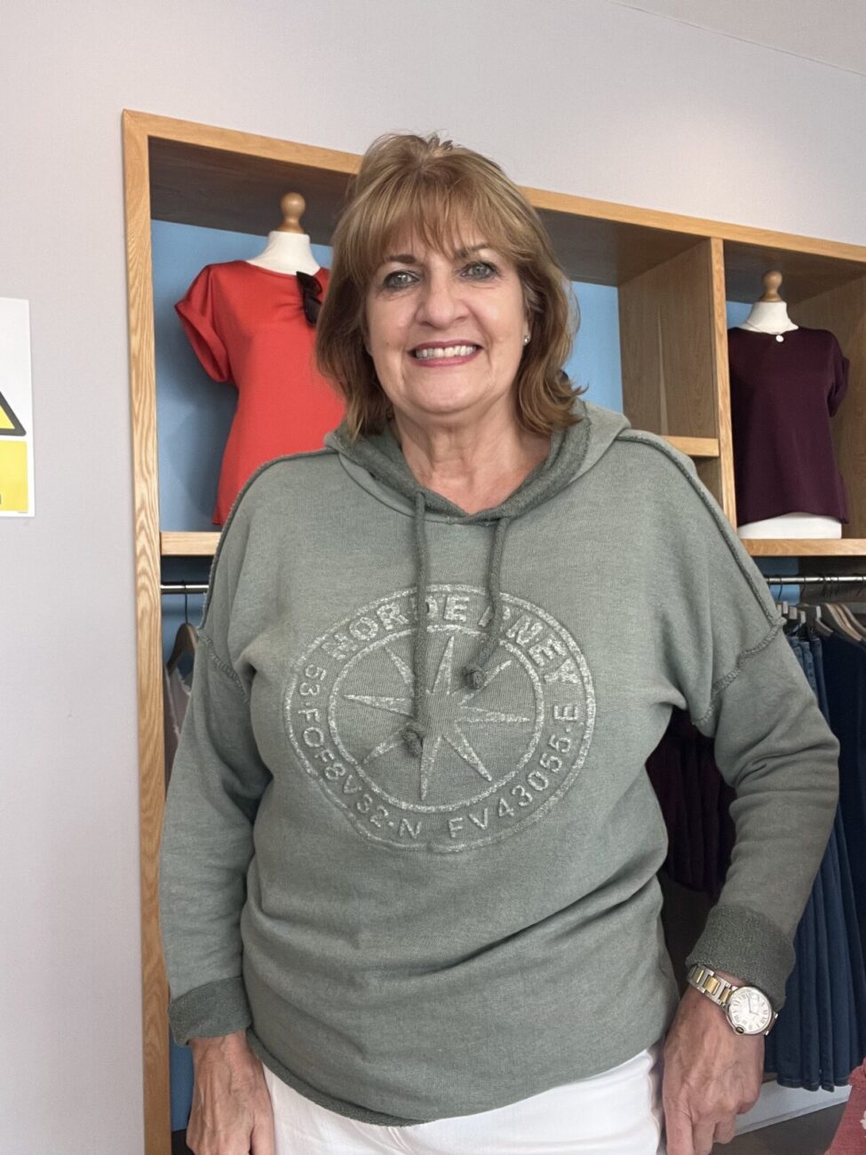 Bestselling Embossed Hoodie - Khaki, ONESIZE image