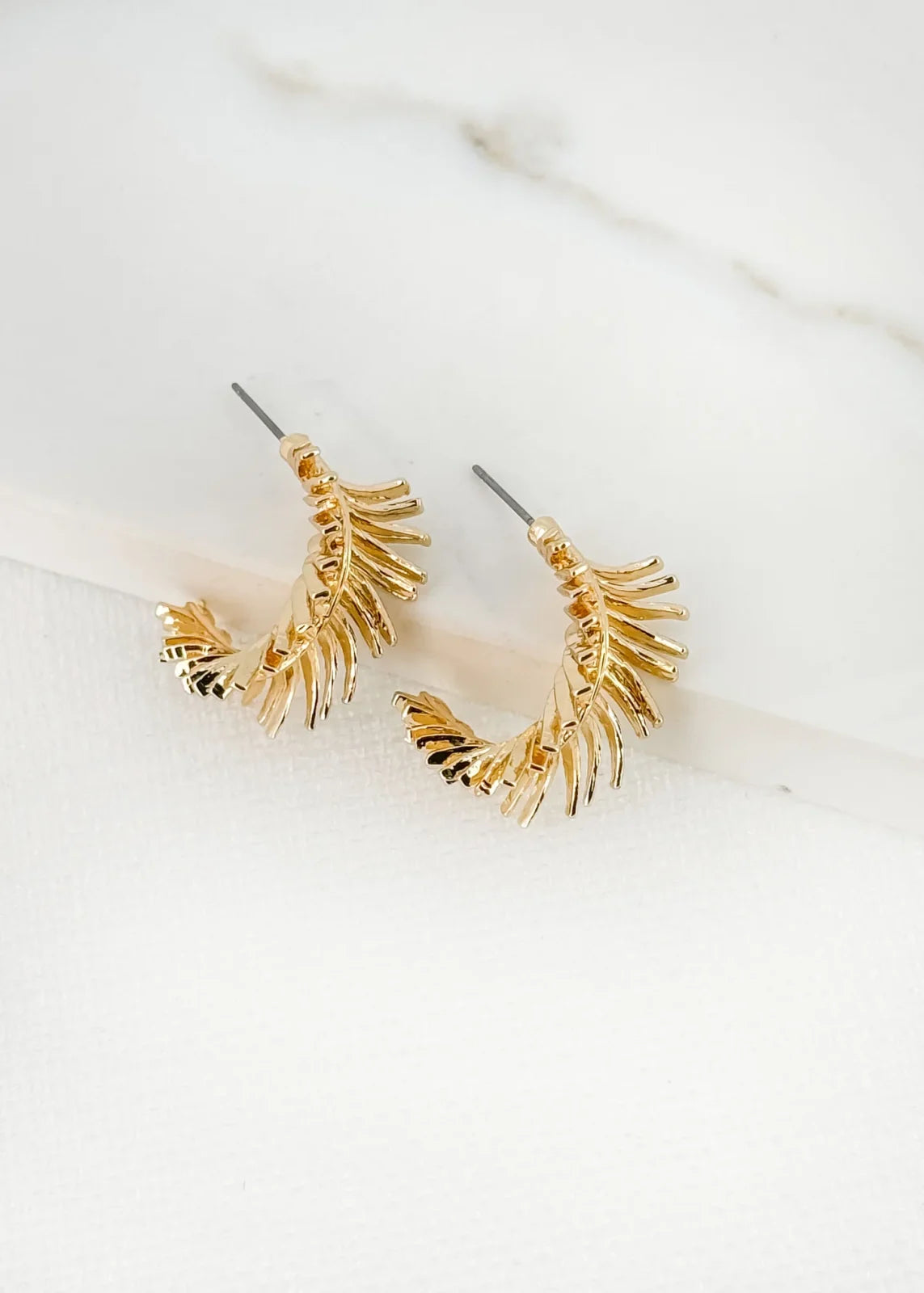Gold Fan Earring Envy - Gold, ANY image