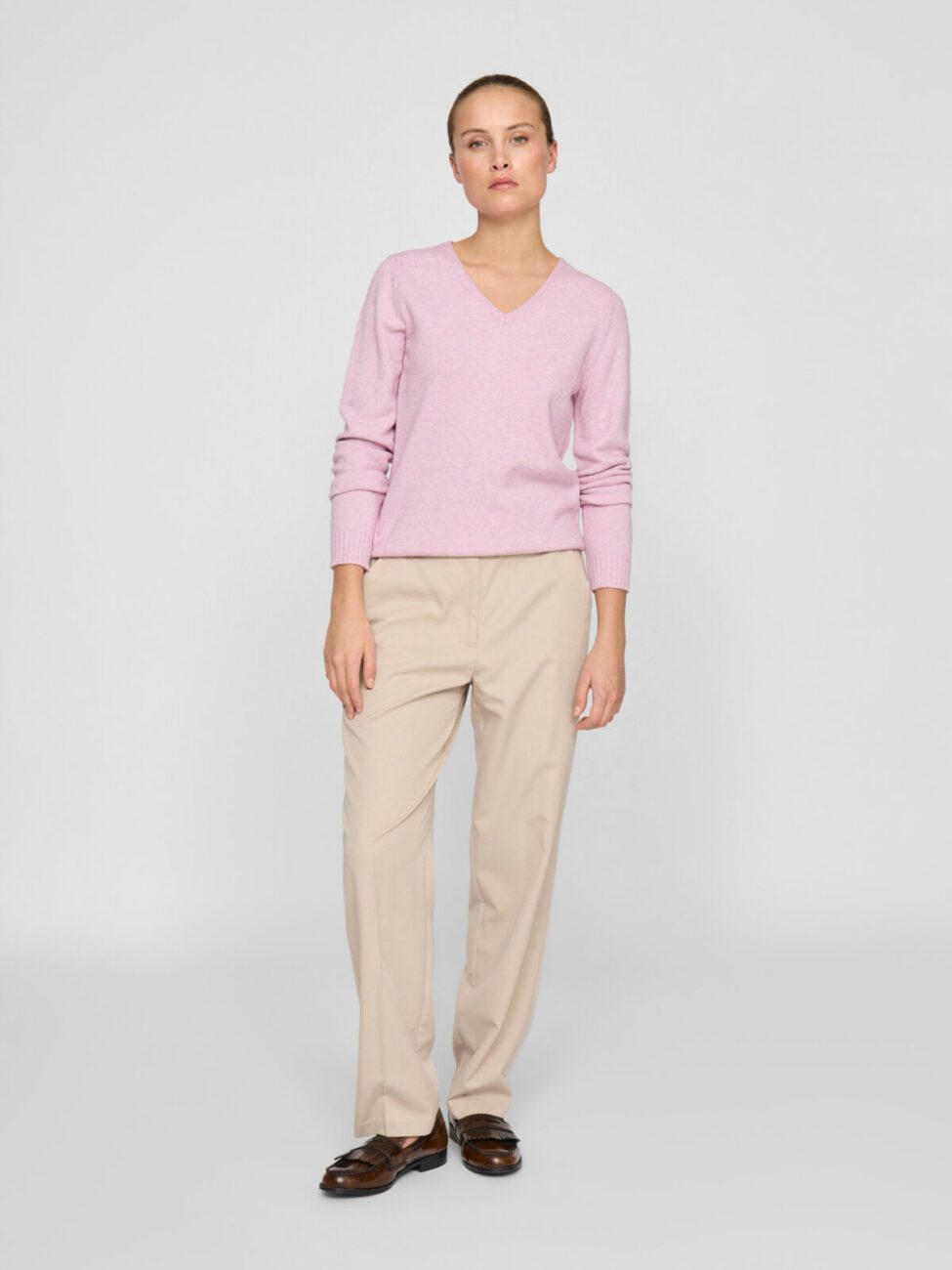 Vila Viril V-neck L/S Knit Top Bestseller image 34