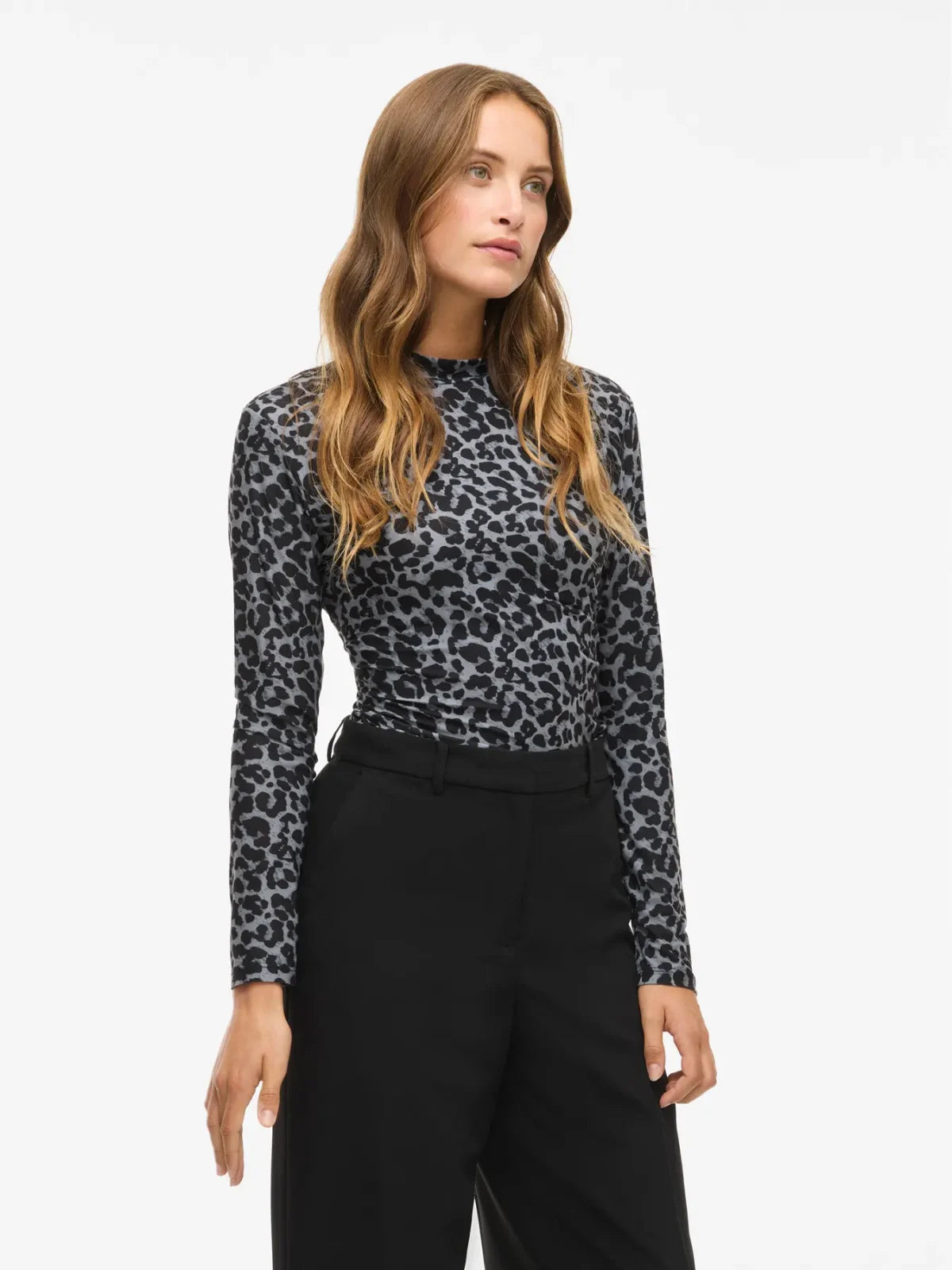 Vila ViLeo LS Leopard Print and Plain Tops image 1