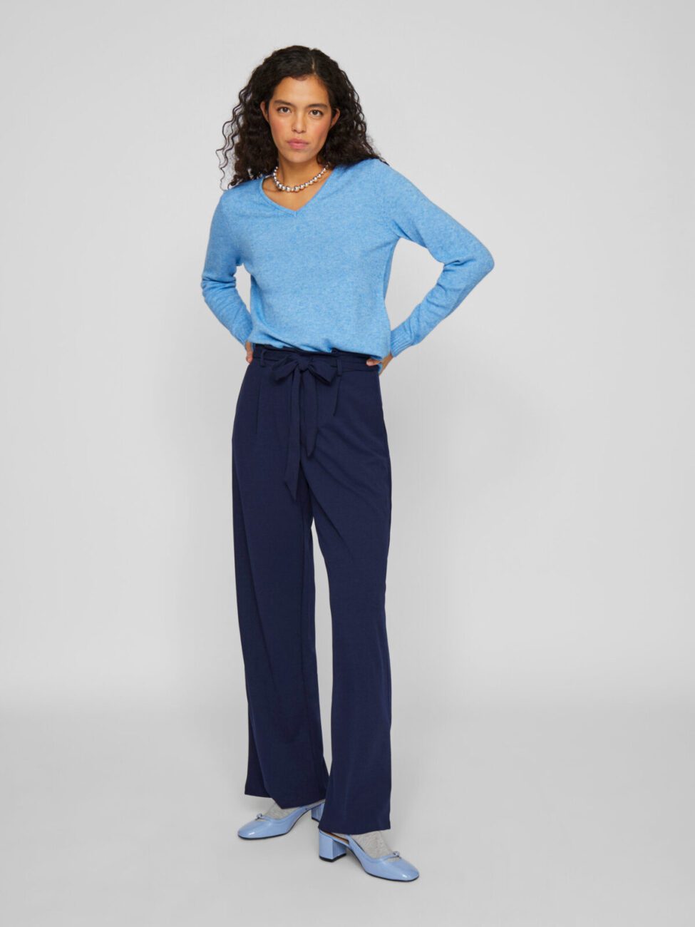 Vila Viril V-neck L/S Knit Top Bestseller image 39