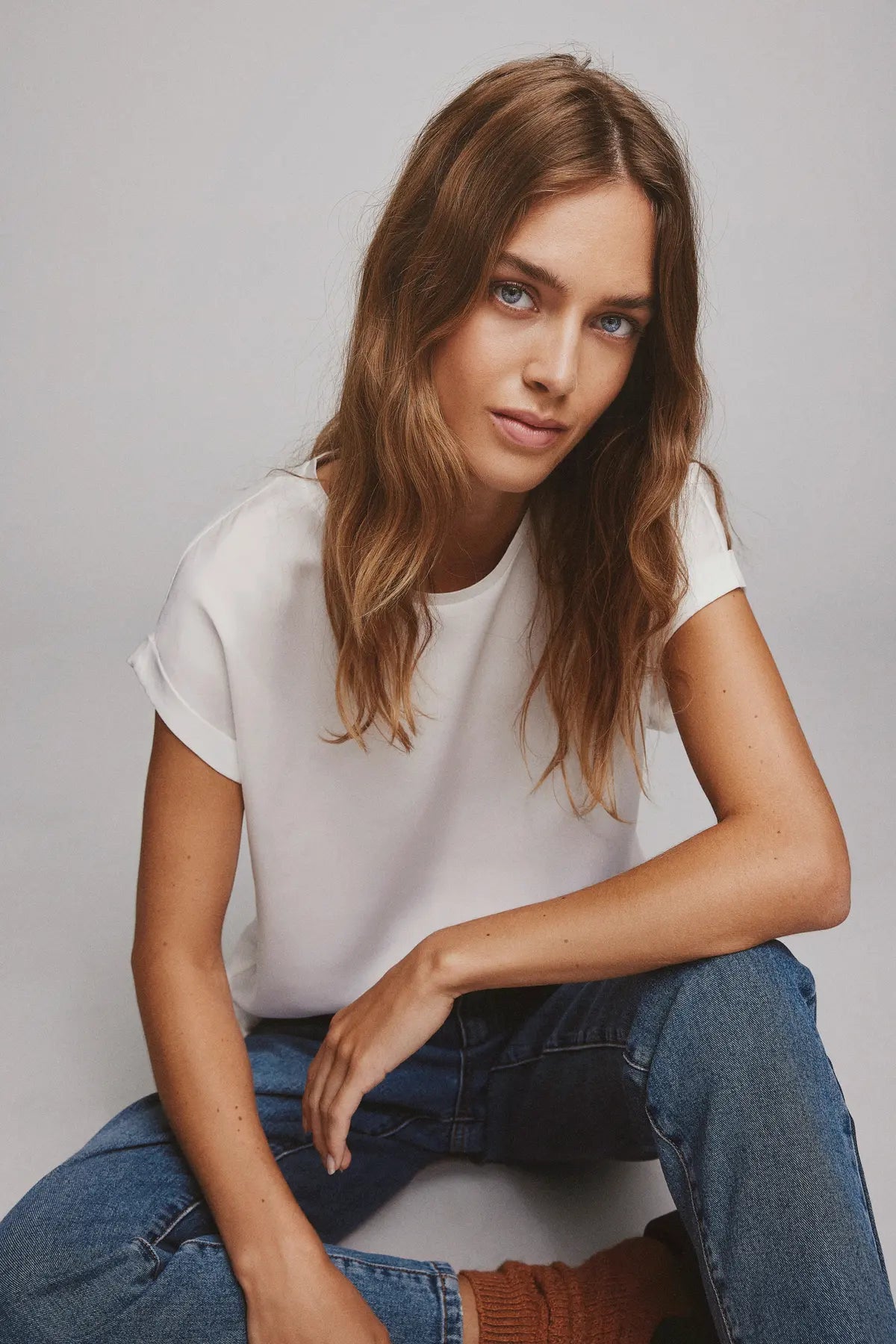 Vila Viellette Satin Jersey Top Bestseller