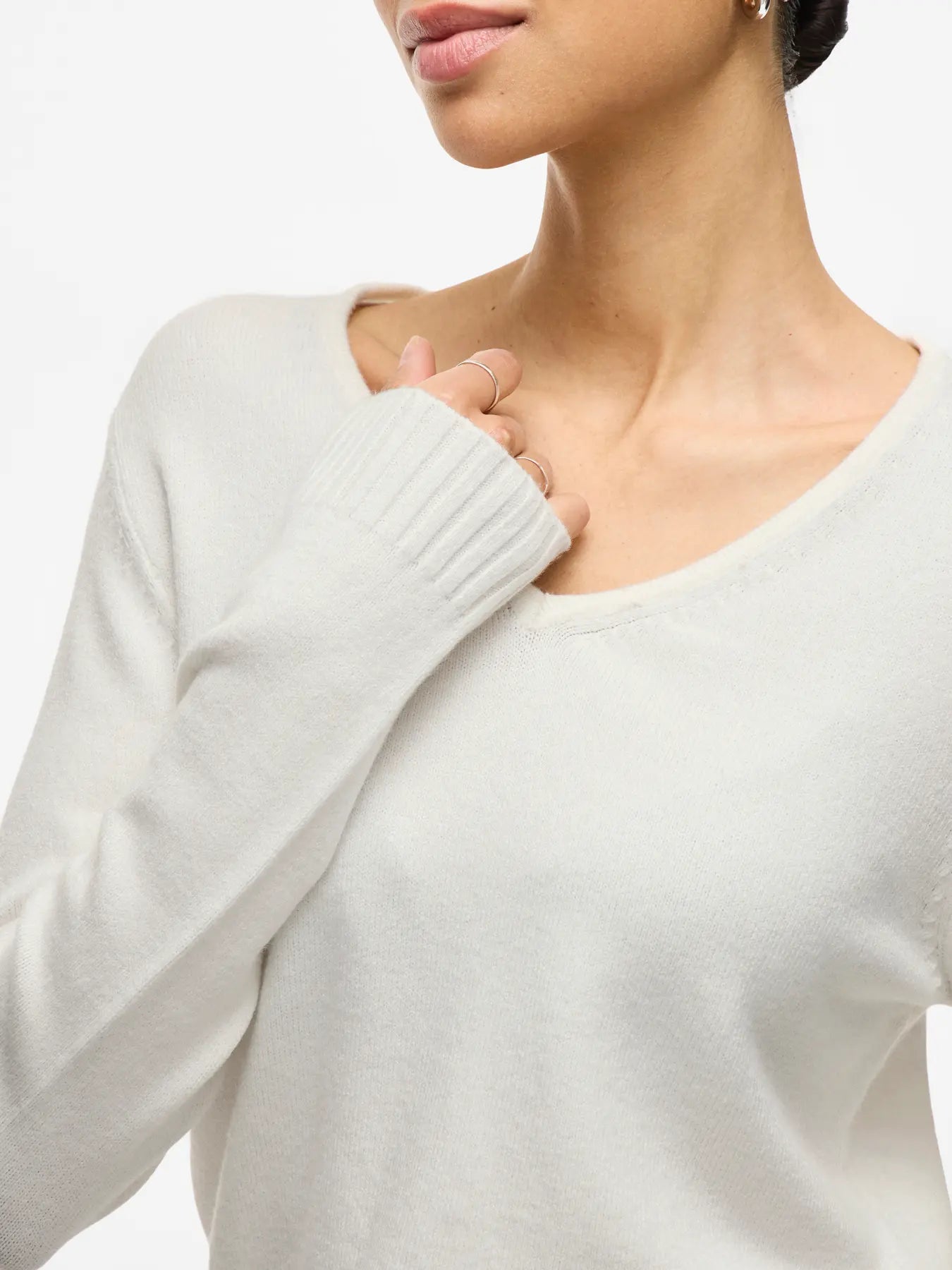 Vila Viril Classic V Neck Knit