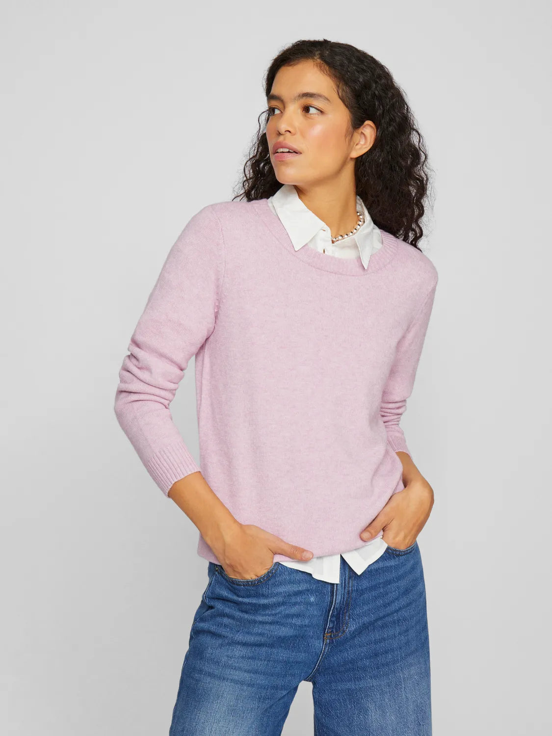 Vila Viril Round Neck Supersoft Knit image 24