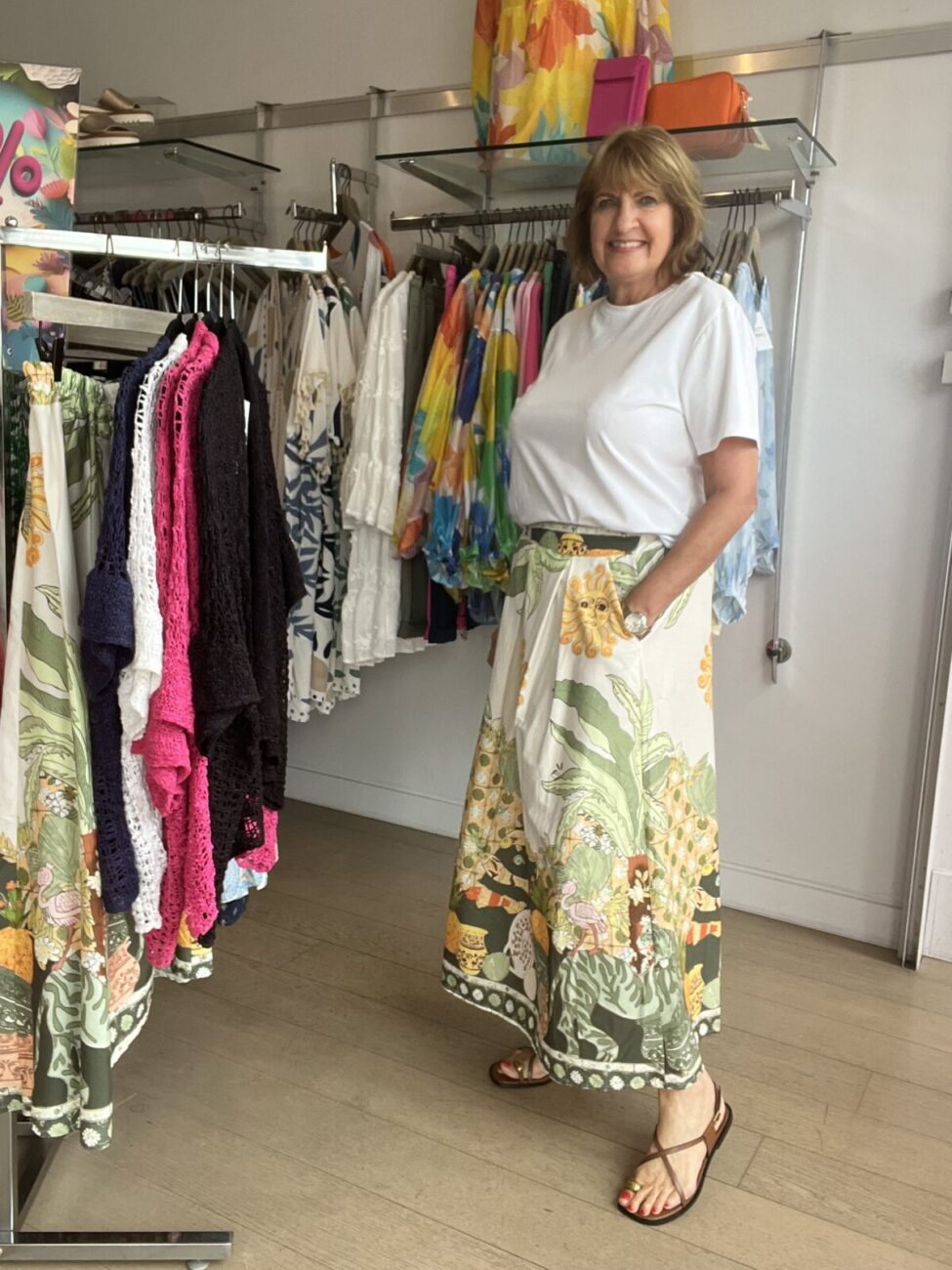 Sunny Summer Printed Skirt image 4