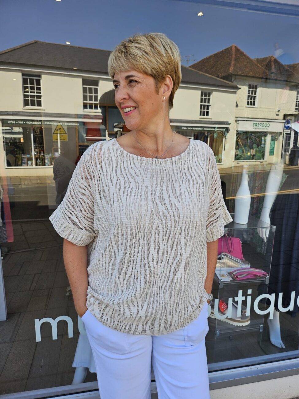 Zebra Mesh Top image 5