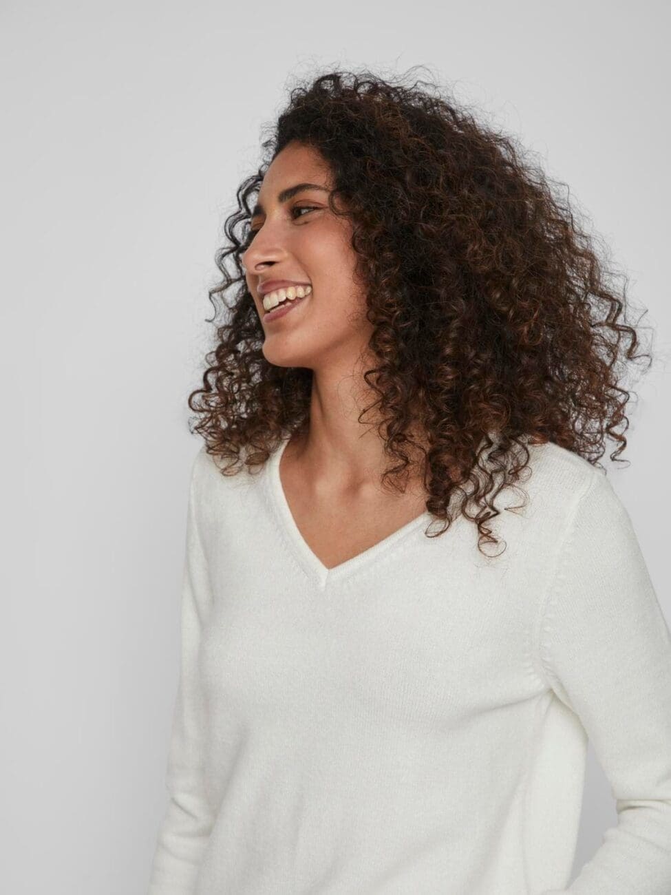 Vila Viril V-neck L/S Knit Top Bestseller image 18