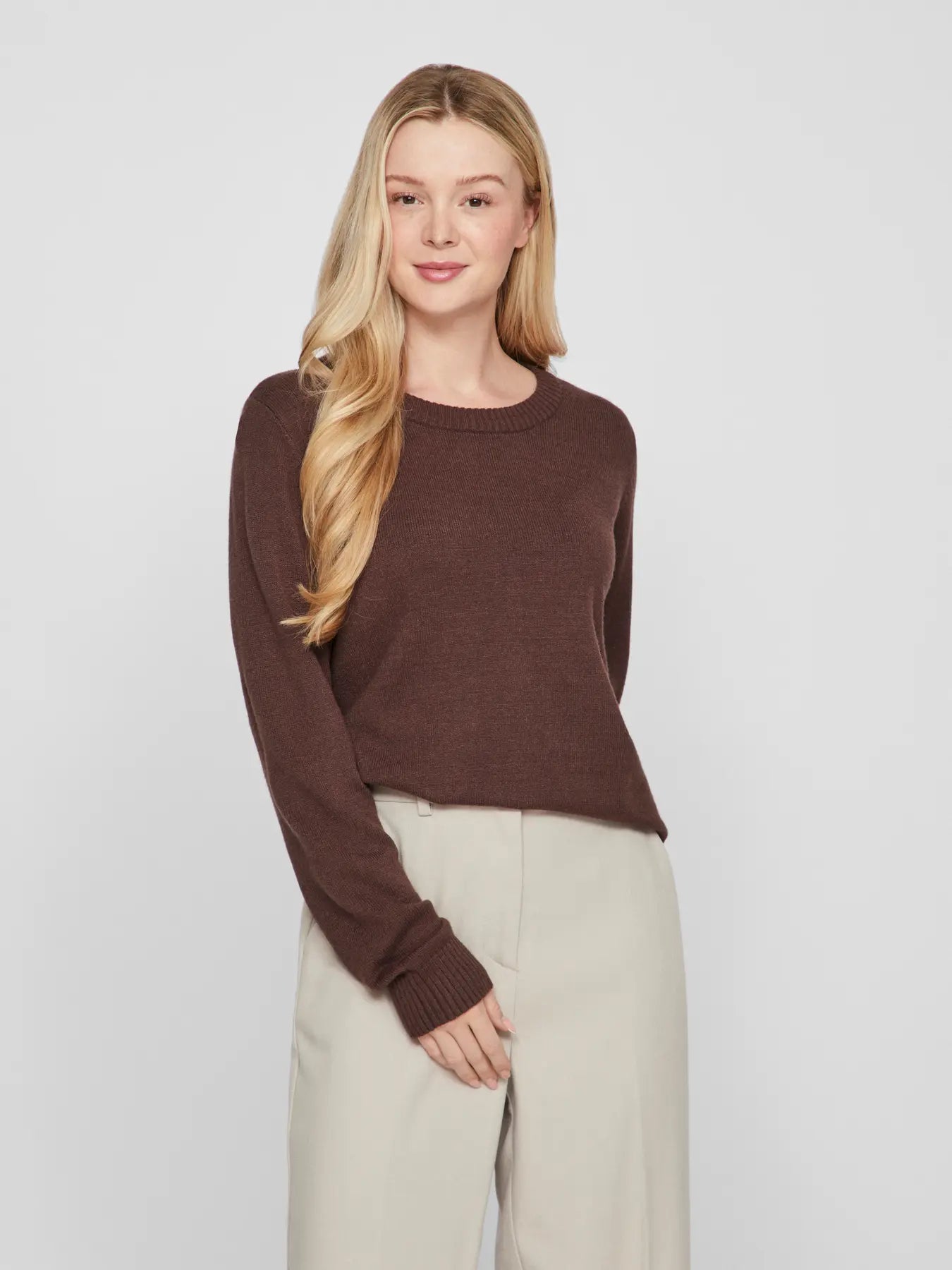 Vila Viril Round Neck Bestselling Knit