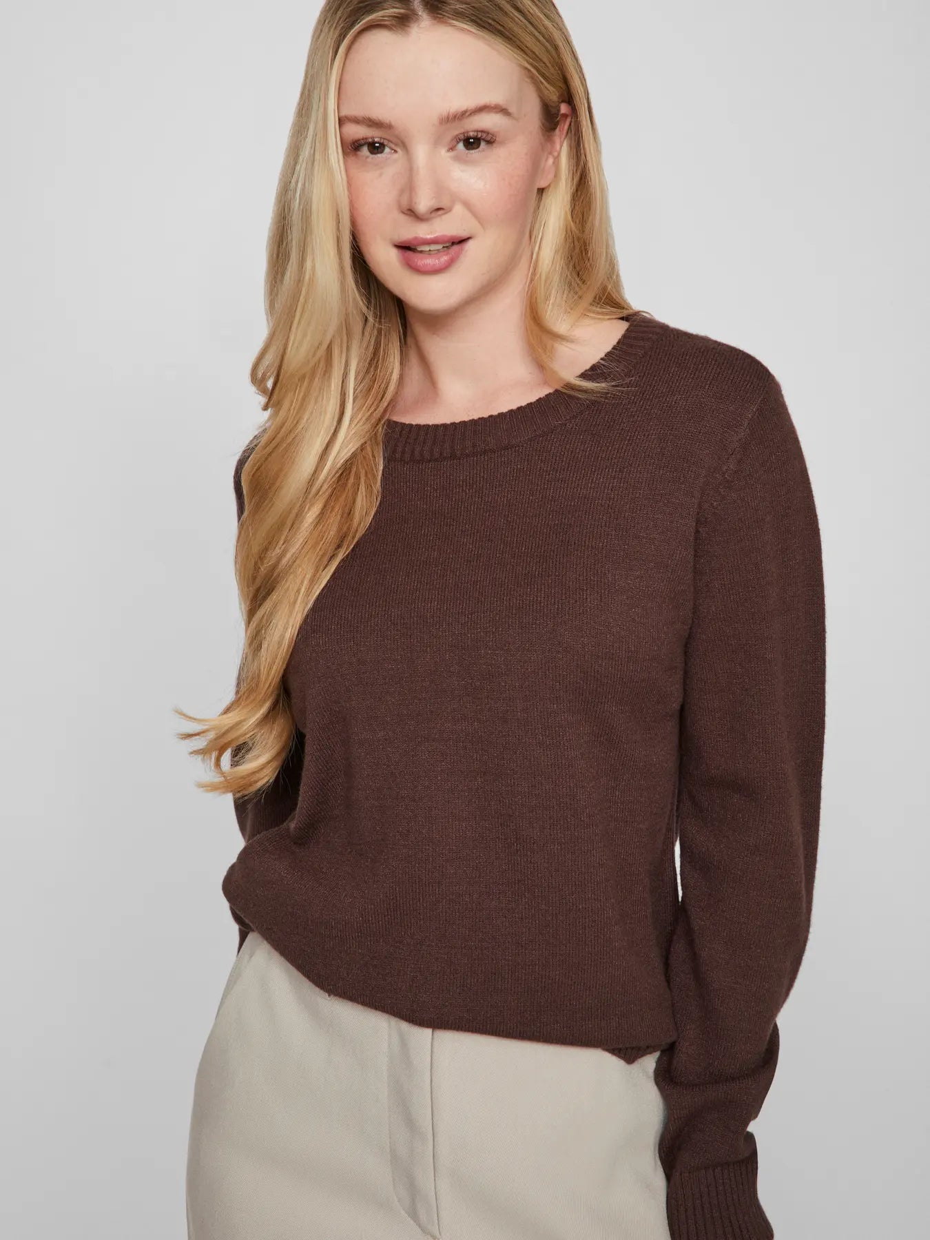 Vila Viril Round Neck Bestselling Knit