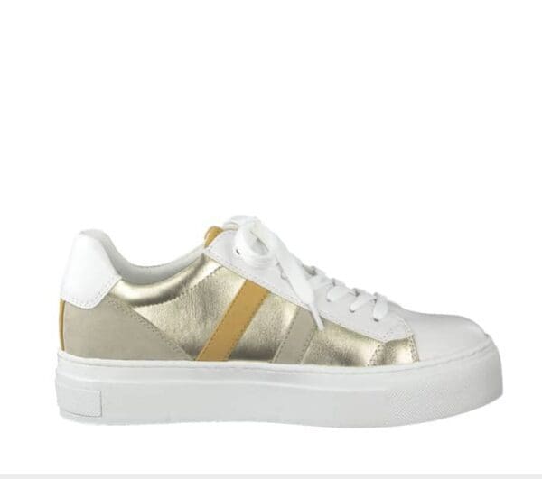 Marco Tozzi Jasmin Multi Gold Sneaker side
