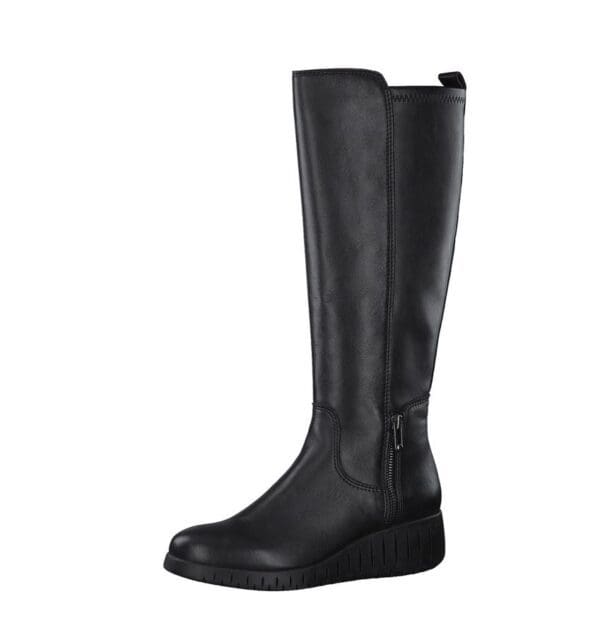Marco Tozzi Leather and Synthetic Knee High Boot