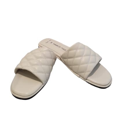 quilted comfy sliders