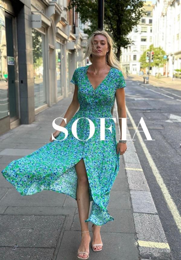 Goa Sofia button detail dress