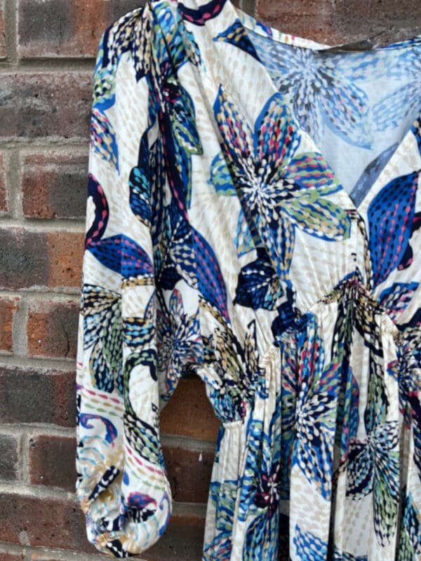 New Bree Tropical Lily Printed Maxi Dress