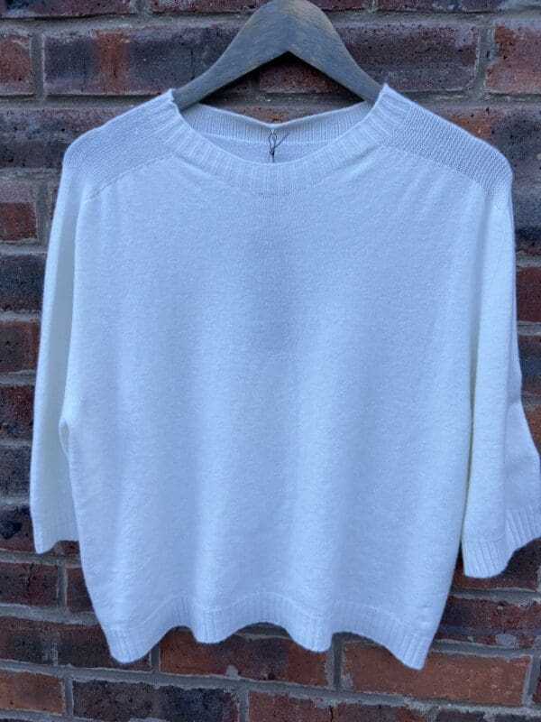 3/4 Sleeve crew neck knit supersoft wear as a Tee