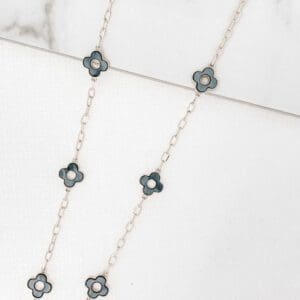 Envy 3002 small clover long necklace