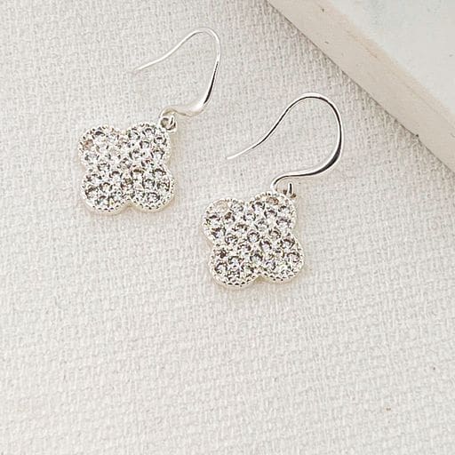 Envy 3071 Diamante Clover Earring