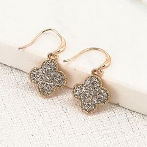 Envy 3071 Diamante Clover Earring