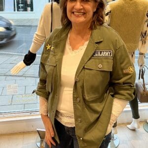 New Cotton Army Jacket with Pockets