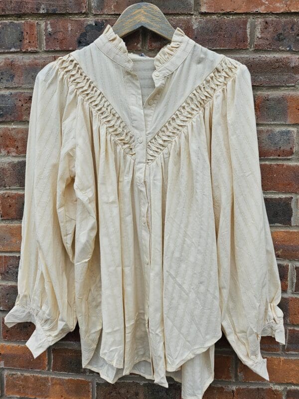 New Cotton Full Sleeve Top with Embroidered Detail
