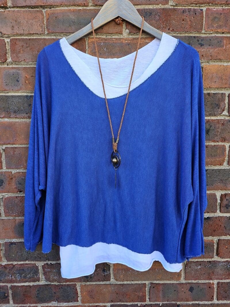 2 in 1 dOUBLE lAYER TOP W Necklace