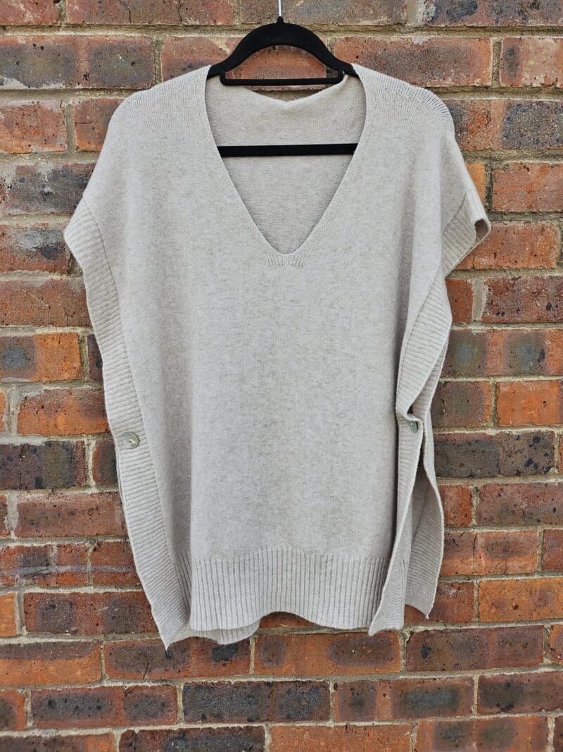 Chrissie Knit with Side Button