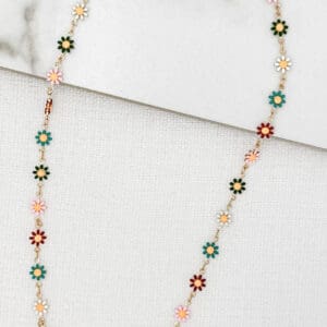 Envy MultiColoured Daisy necklace
