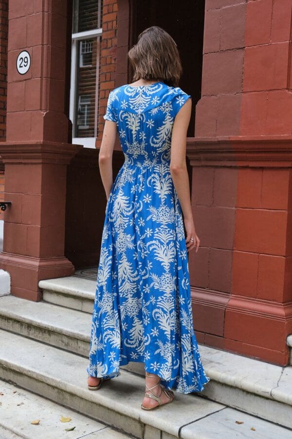 Goa Sofia Palm Print Dress