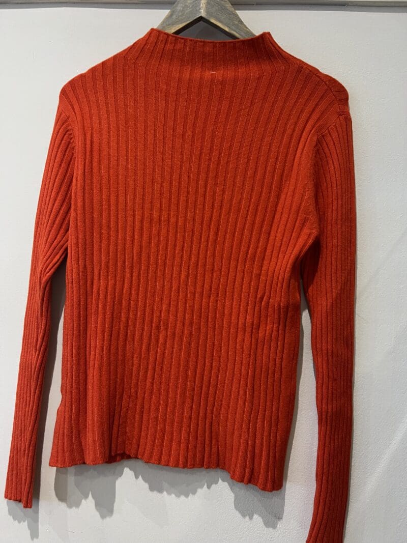 Rib Knit with hi Turtle Neck