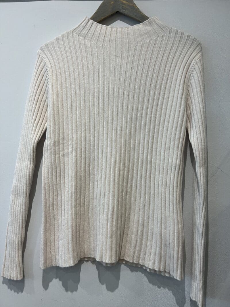 Rib Knit with hi Turtle Neck