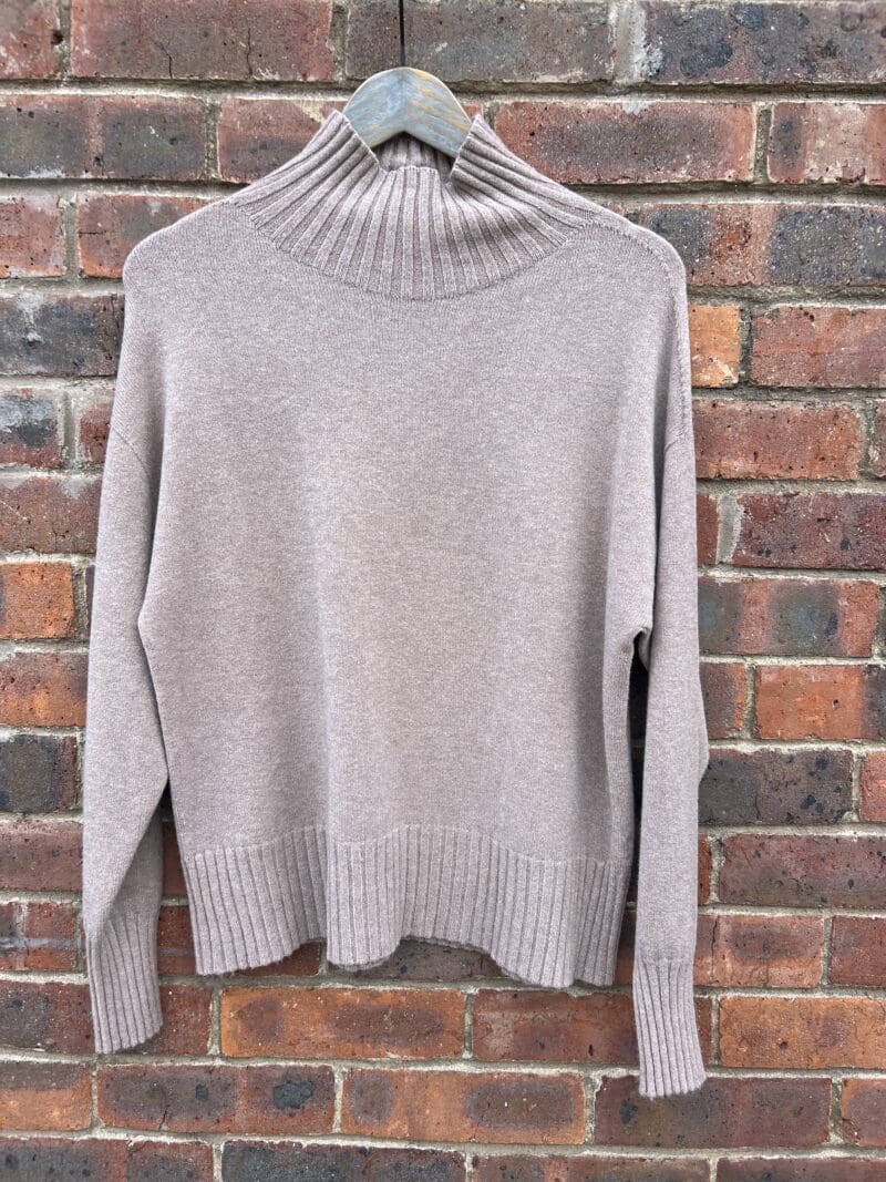 Funnel Neck Knit